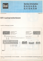 Dual CL-14-CL-15-CL-16-CL-17-CL-18-CL-20-Service-Manual